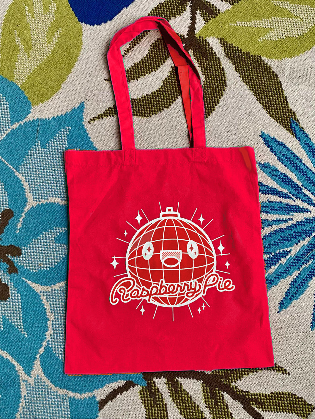 LIMITED EDITION Red Disco Ball Tote Bag