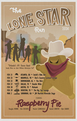 Lone Star Run Tour Poster