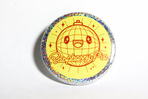 Disco Ball Pin WITH HOLOGRAPHIC BORDER!